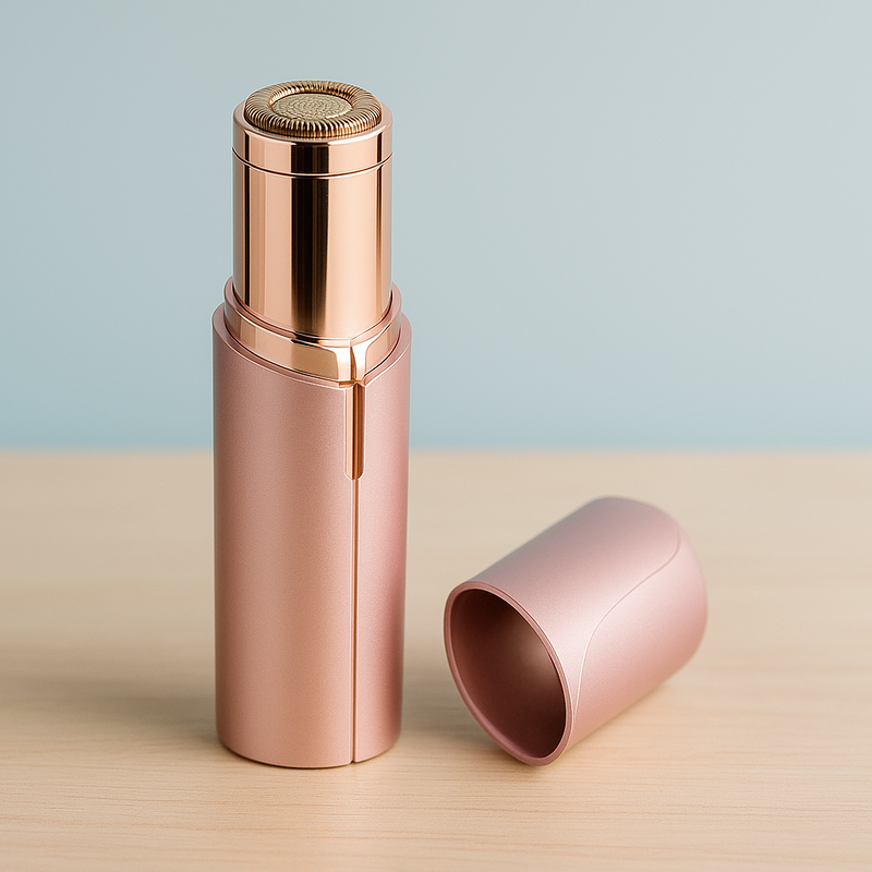 Removedor de Pelos Facial – Mini Depilador USB em Formato Batom Aparador de Pelos Buço