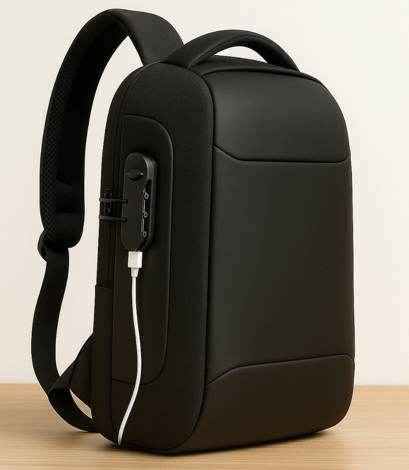 Bolsa Masculina Multifuncional com USB – Antifurto, Impermeável, para Ombro ou Peito