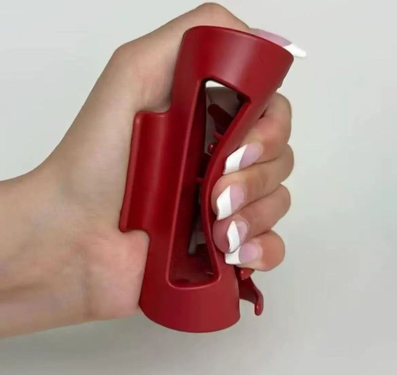 Presilhas Femininas em Silicone – Clipes Antiderrapantes com Design Geométrico e Alta Fixação