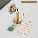 Batente Trava de Porta Magnético em Aço Inoxidável – Fixação no Piso ou Parede