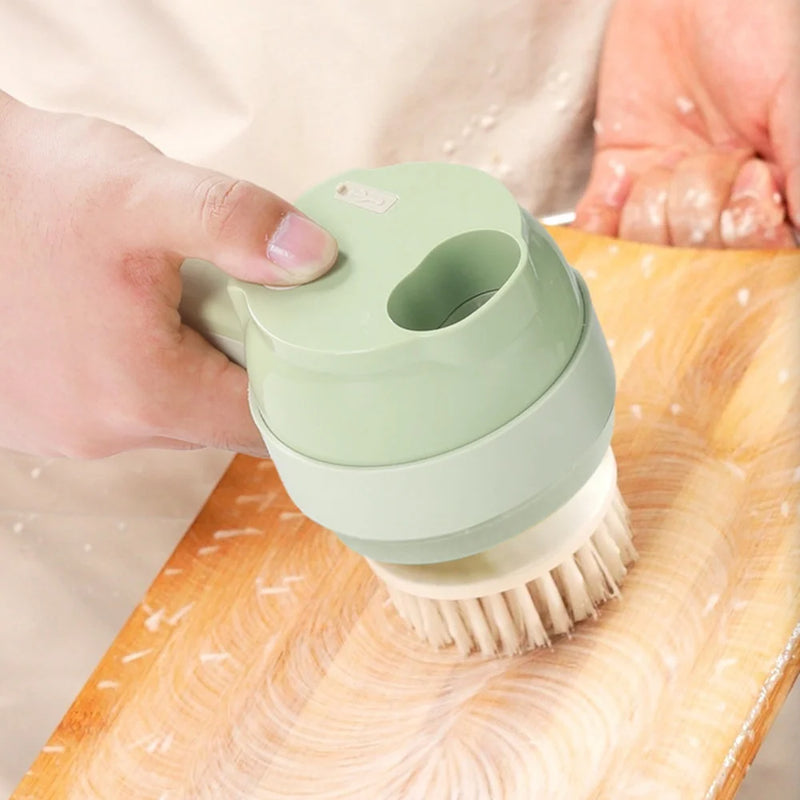 Processador Elétrico USB 4 em 1 – Cortador de Legumes, Triturador de Alho e Moedor de Carne Portátil