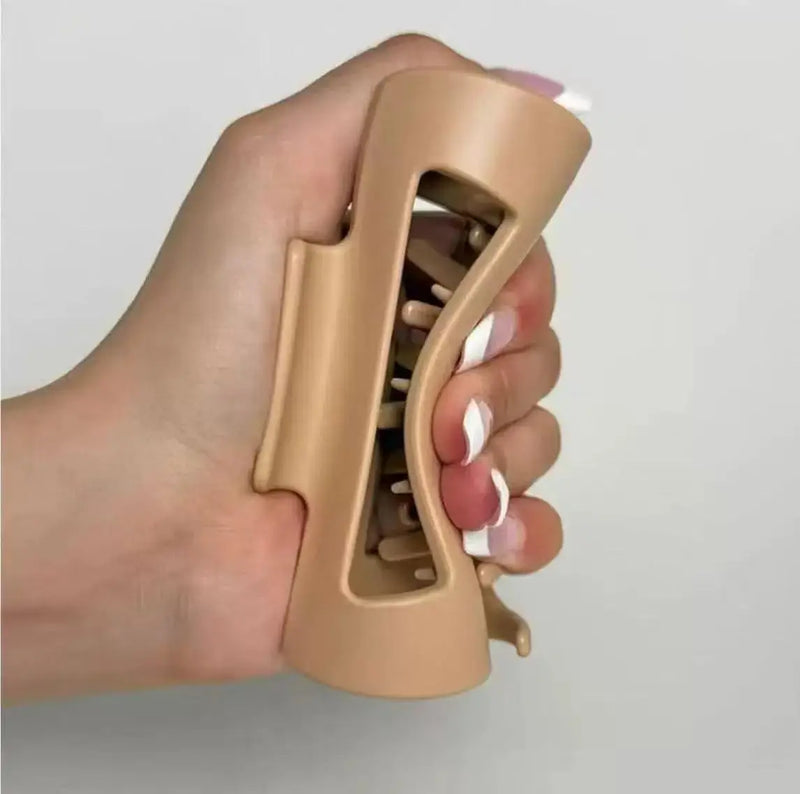 Presilhas Femininas em Silicone – Clipes Antiderrapantes com Design Geométrico e Alta Fixação