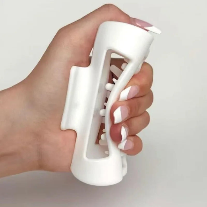 Presilhas Femininas em Silicone – Clipes Antiderrapantes com Design Geométrico e Alta Fixação